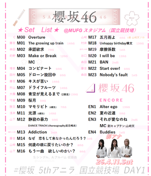 櫻坂46、『初日』と『2日目』のセトリが劇的に変わる神采配・・・ | 櫻坂46、『初日』と『2日目』のセトリが劇的に変わる神采配・・・ | アイドルまとめ速報 ドル速(画像14053337275951_2)