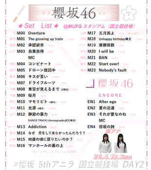 櫻坂46、『初日』と『2日目』のセトリが劇的に変わる神采配・・・ | 櫻坂46、『初日』と『2日目』のセトリが劇的に変わる神采配・・・ | 櫻坂46、『初日』と『2日目』のセトリが劇的に変わる神采配・・・ | アイドルまとめ速報 ドル速(画像14053337952133_3)