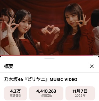 クリフハンガー、MV再生数でビリヤニを抜いてしまうwwww | クリフハンガー、MV再生数でビリヤニを抜いてしまうwwww | クリフハンガー、MV再生数でビリヤニを抜いてしまうwwww | アイドルまとめ速報 ドル速(画像10180525827339_3)